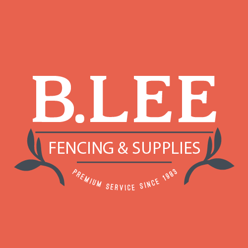 B Lee Fencing logo design