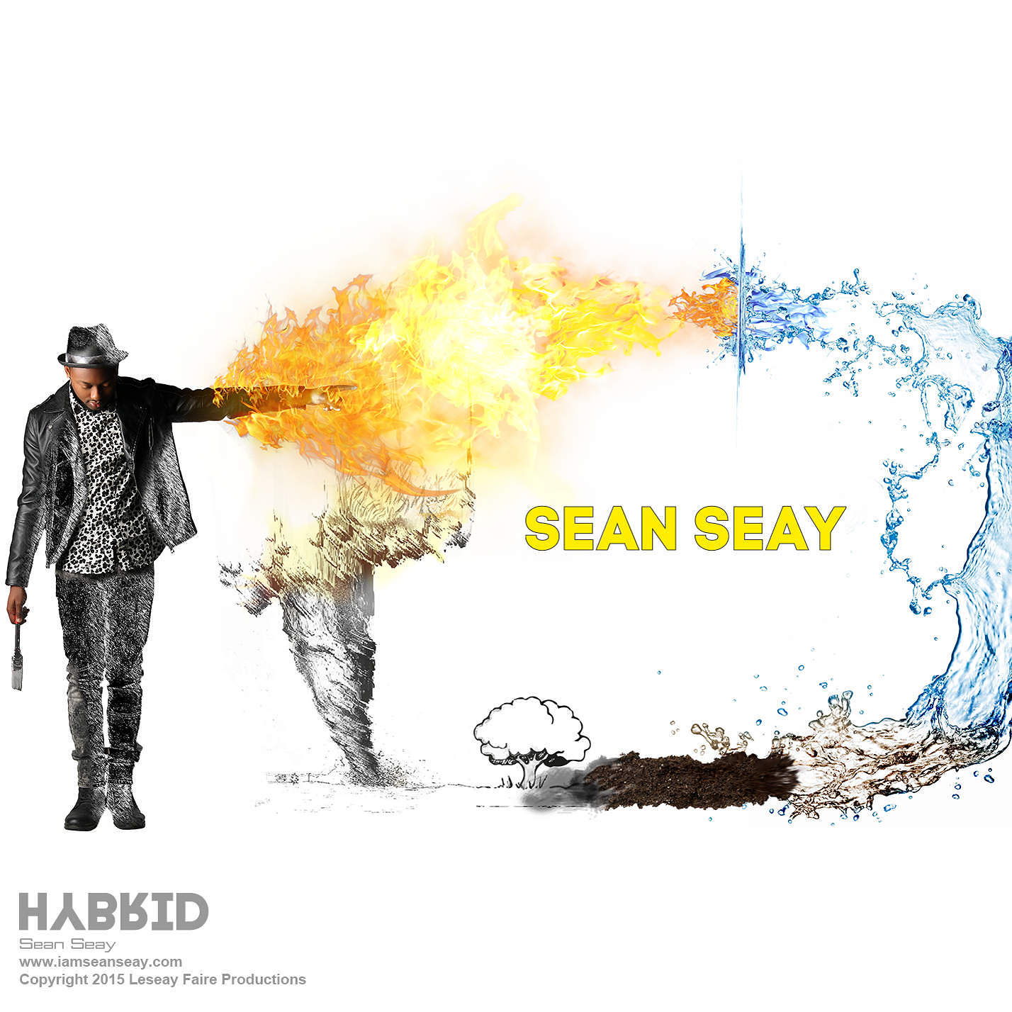 HYBRID cover art for Sean Seay