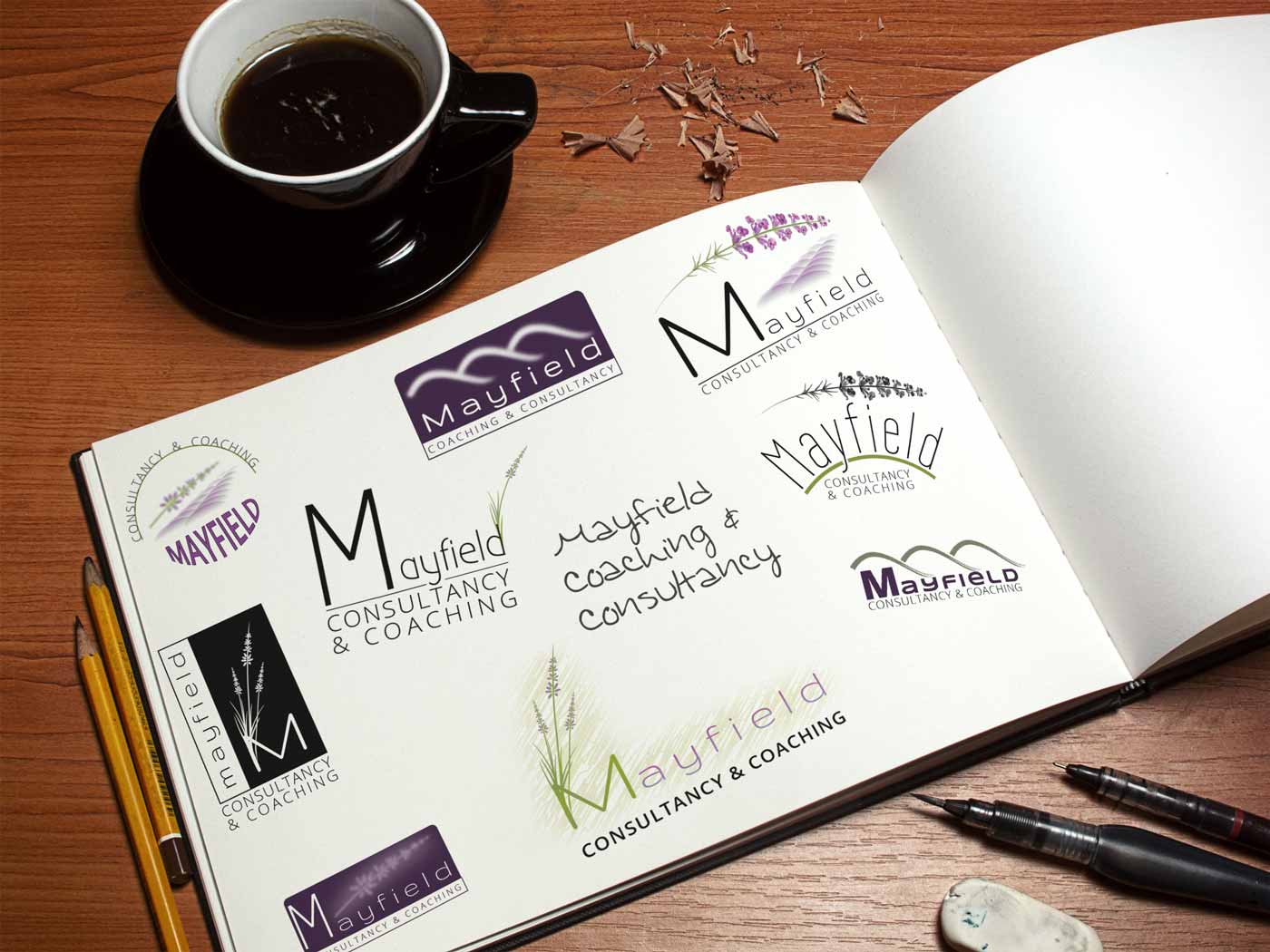 Mayfield Coaching and Consultancy logo design